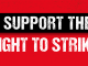 Facebook graphic- support right to strike